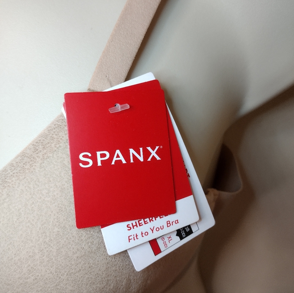 SPANX Sheerflex Fit To You Nude Bra With Light-As-Air Support - Picture 2 of 10